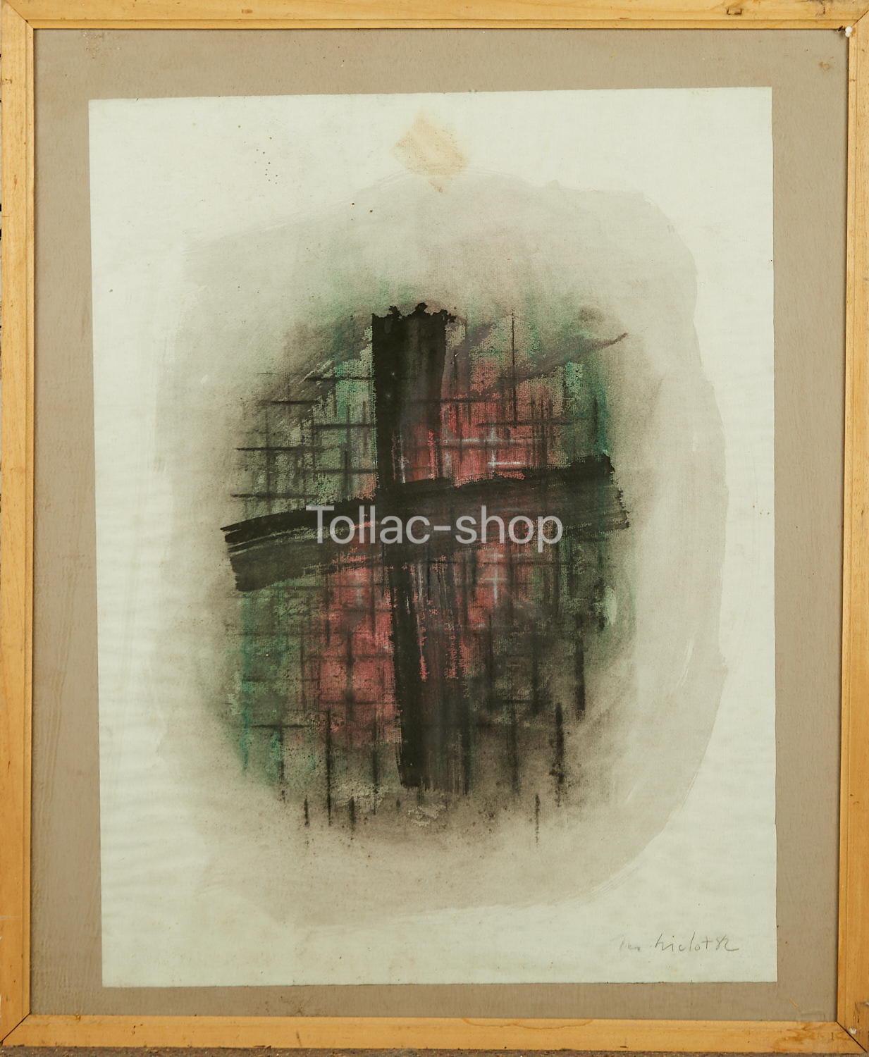 Marcel melot tableau ancien brocante montpellier paris